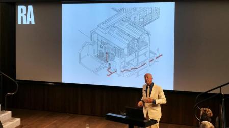 Norman Foster presenta en la Royal Academy of Arts (RA) de Londres la remodelación del Salón de Reinos del madrileño Museo del Prado.