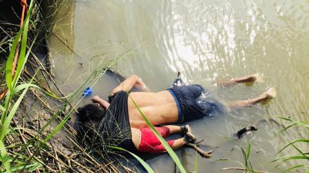 Nueva drama de la migración: un padre y su hija mueren ahogados en el río Bravo