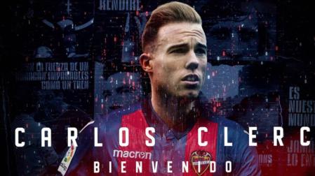 El Levante anuncia el fichaje de Carlos Clerc para las tres próximas temporadas