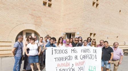 Seis trabajadoras del CRPS Queiles de Tudela, en huelga