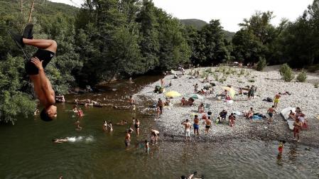 Santesteban alcanzó el jueves una sensación térmica de 47ºC