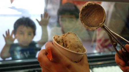 Con ola de calor, menos helados