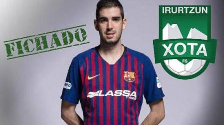 Ortego llega cedido a Osasuna Magna procedente del FC Barcelona Lassa