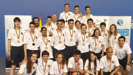 La expedición navarra alcanzó siete de las ocho finales del Campeonato de España de Edad Escolar.