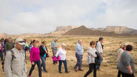 Bardenas batió en 2018 su récord de turistas con casi 77.000 visitantes
