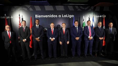 Tebas aplaude el buen trabajo realizado en Osasuna