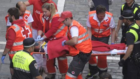 Cruz Roja atiende en los encierros a 514 personas, 132 más que en 2014