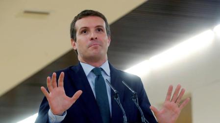 El líder del PP, Pablo Casado.
