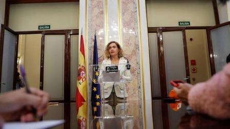 Batet ha informado del calendario en rueda de prensa en el Escritorio del Congreso.