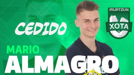 El portero Mario Almagro, nueva incorporación del Osasuna Magna.