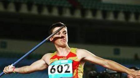 El atleta navarro Manu Quijera.