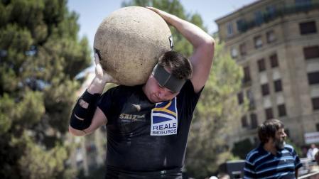 El deporte rural regresa a San Fermín