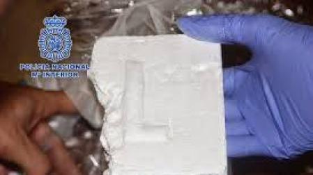 Cocaína incautada por Policía Nacional.