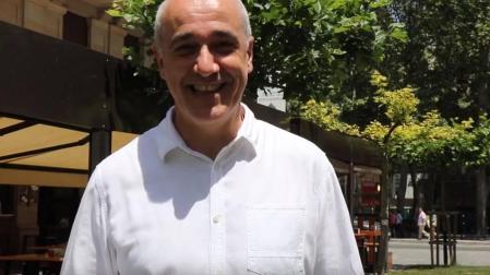 Jesús Garísoain felicita las fiestas a los pamploneses