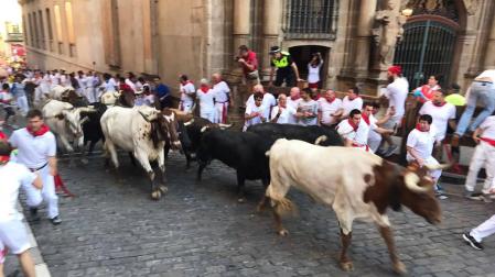 Veloz y limpia carrera de los Victoriano del Río en el sexto encierro