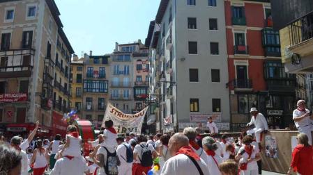 Imágenes del ambiente sanferminero del día 11