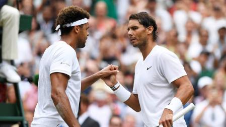 Nadal se planta en octavos de Wimbledon arrollando a Tsonga