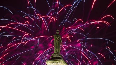 La 'Pasión Navarra' gana el XIX Concurso Internacional de Fuegos Artificiales