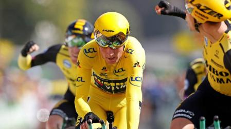 El Jumbo gana la crono por equipos y mantiene a Teunissen de amarillo