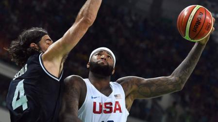 Cousins, con la camiseta de Estados Unidos, en los Juegos Olímpicos de 2016.