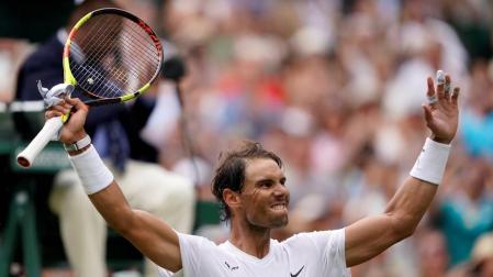 Nadal vence a Sousa y ya supera a Borg