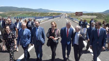 Aragón abre al tráfico un nuevo tramo de 9 km en la A21 Pamplona-Jaca