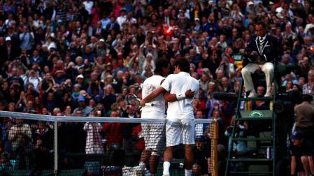 Choque histórico y choque para la historia en Wimbledon