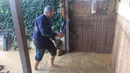 Imágenes de las inundaciones en Olite.