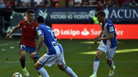 Imágenes del partido entre Osasuna y el Leganés disputado en El Sadar