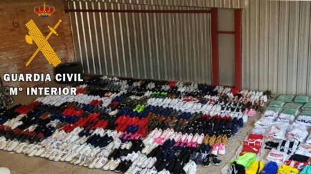 Ropa y cazado falsificado confiscado en los Sanfermines 2018