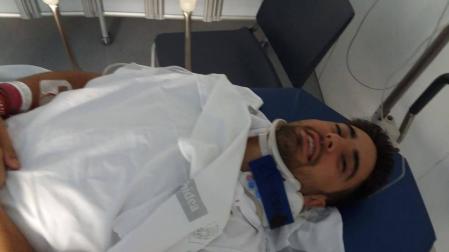 Íñigo San Martín: “Ha sido agobiante. Me han pisado hasta el tórax”