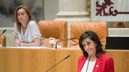 La candidata del PSOE a presidir La Rioja llama “independentista” a UPN.