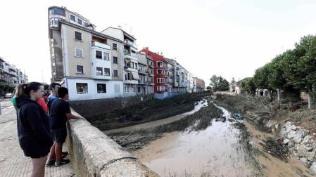 Fotos de las inundaciones en Tafalla, Olite, Beire y Pueyo