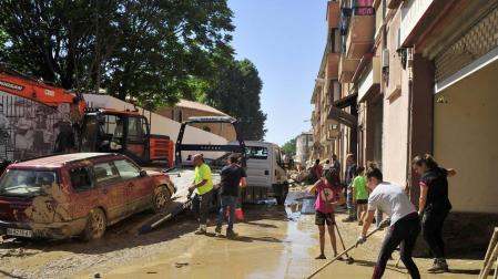 La Mancomunidad Mairaga ayuda a los afectados por la riada.