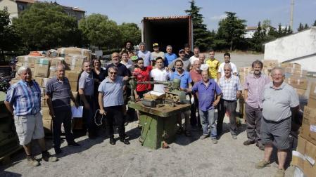 Navarra ha enviado 17 contenedores con ayuda humanitaria este año