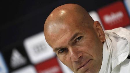 El entrenador del Real Madrid, Zinedine Zidane
