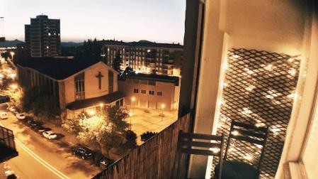 El balcón de Pamplona donde tiene lugar el Balconsito Summer Festival