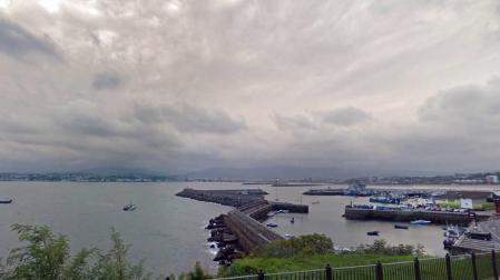 Vista del puerto de Hondarribia, en Guipúzcoa.