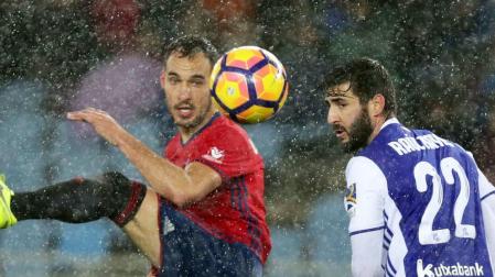 El central de la Real Sociedad Raúl Navas, pretendido por Osasuna