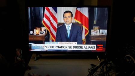 El gobernador de Puerto Rico presenta su dimisión tras semanas de protestas