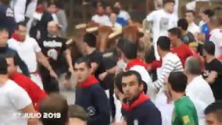 Vídeo completo del tercer encierro de las fiesta de Tudela 2019