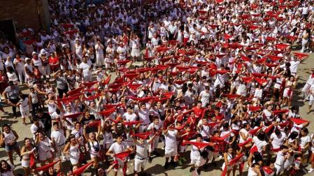 Fotos del cohete de fiestas de Lodosa 2019