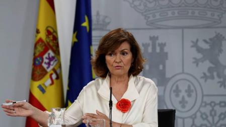 Calvo da por cerrada la vía de la coalición con Podemos y pide mover ficha a la oposición
