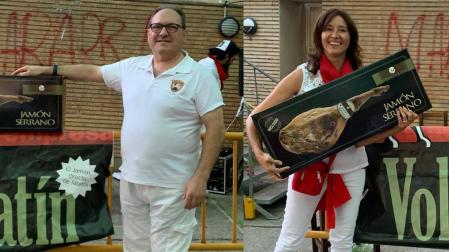 Mariano Belloso y Esperanza Suberviola, ganadores del concurso 'Gorrín 2019'