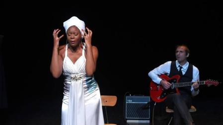 Ludmilla Dabo, en la piel de Nina Simone, compartirá escenario con David Lescot, director, actor y dramaturgo de la obra.