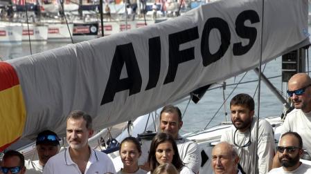 Los Reyes y sus hijas asisten a la 38ª Copa del Rey Mapfre en Palma de Mallorca