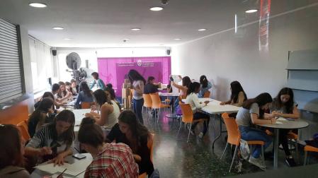 Un taller en la Casa de la Juventud.