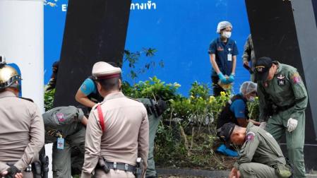 Al menos cuatro heridos al explotar varias bombas caseras en Bangkok