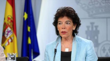 Celaá destaca que Bildu "ya no va a estar en el Gobierno navarro"