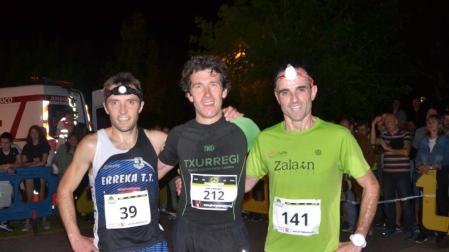 Mikel Beunza y Lurdes Oiartzabal se imponen en el cross nocturno de Bera